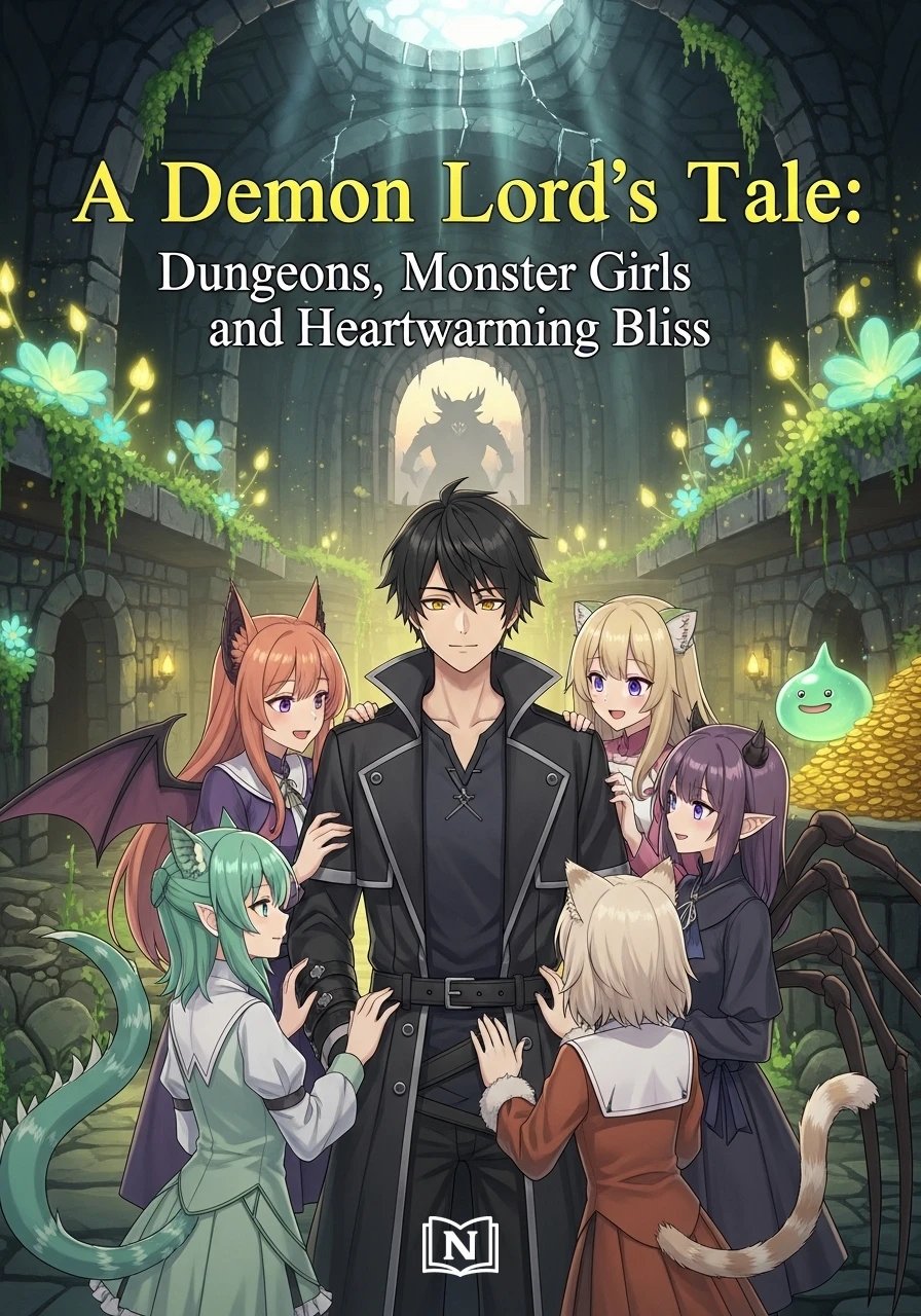 Cover of A Demon Lord's Tale: Dungeons, Monster Girls, and Heartwarming Bliss Novel