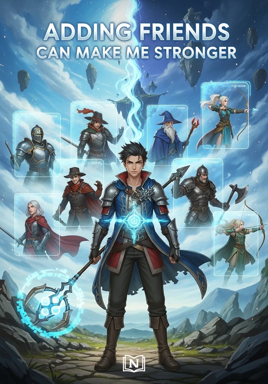 Cover of Adding Friends Can Make Me Stronger Novel