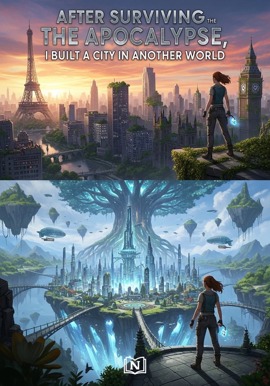 Cover of After Surviving the Apocalypse, I Built a City in Another World Novel