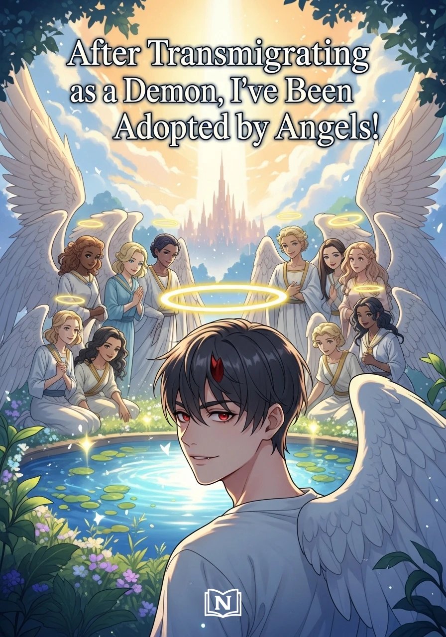 Cover of After Transmigrating as a Demon, I've Been Adopted by Angels! Novel