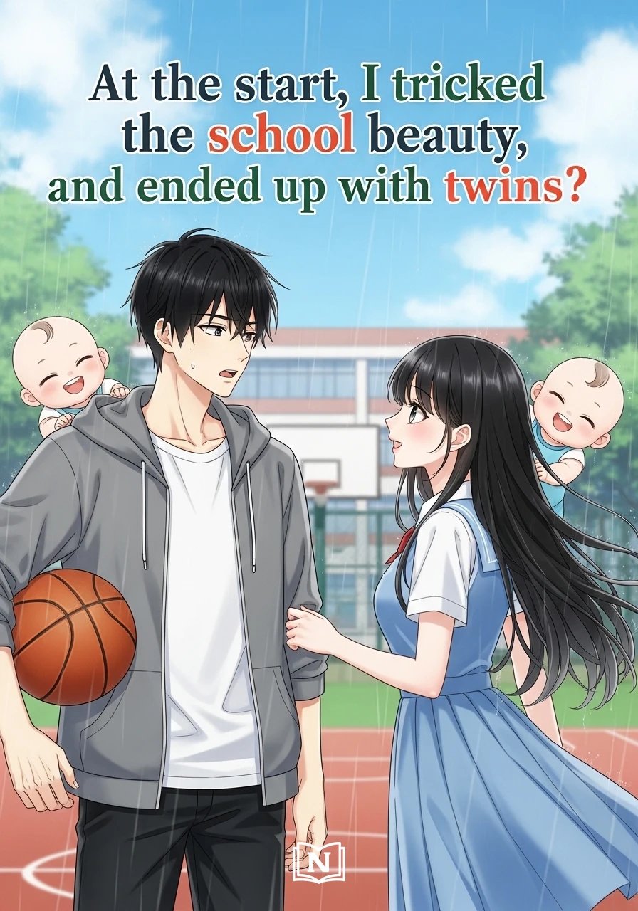 Cover of At the start, I tricked the school beauty, and ended up with twins? Novel