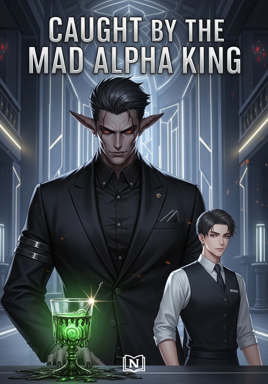 Cover of Caught by the Mad Alpha King Novel