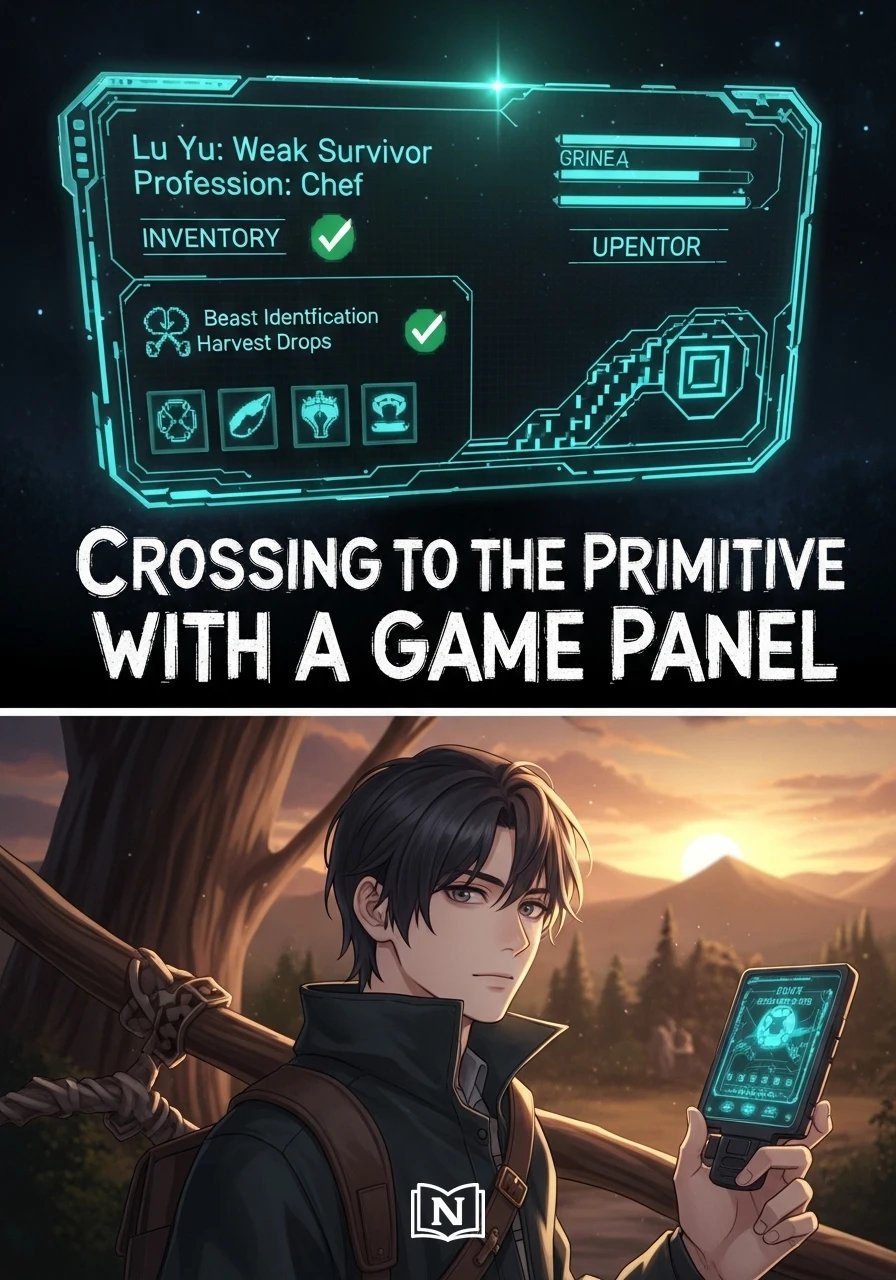 Cover of Crossing To The Primitive With A Game Panel Novel
