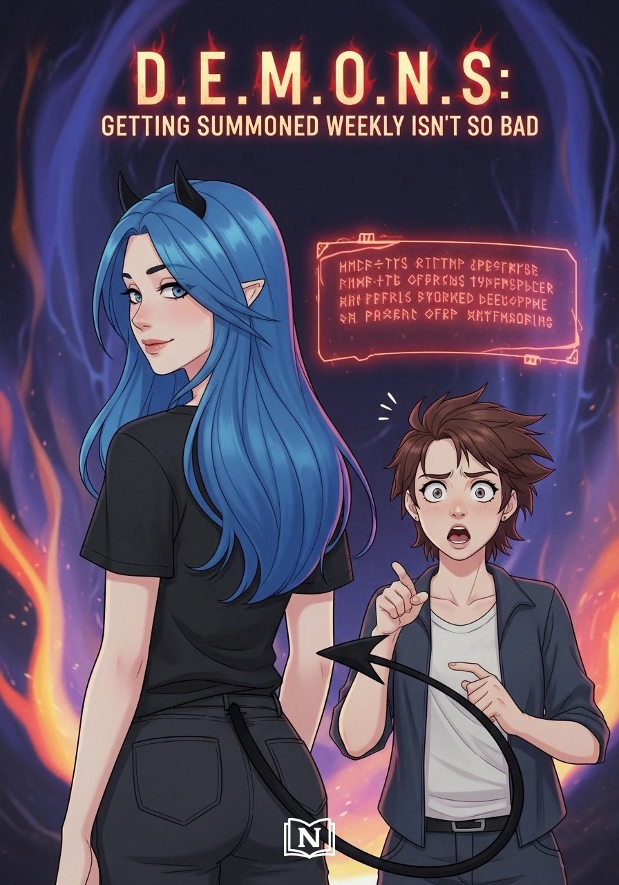 Cover of D.E.M.O.N.S: Getting Summoned Weekly isn't so Bad Novel