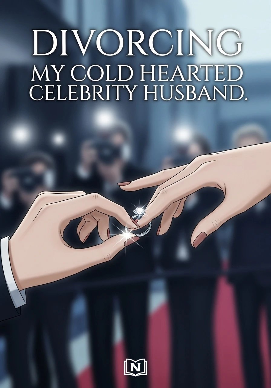 Cover of Divorcing My Cold Hearted Celebrity Husband. Novel