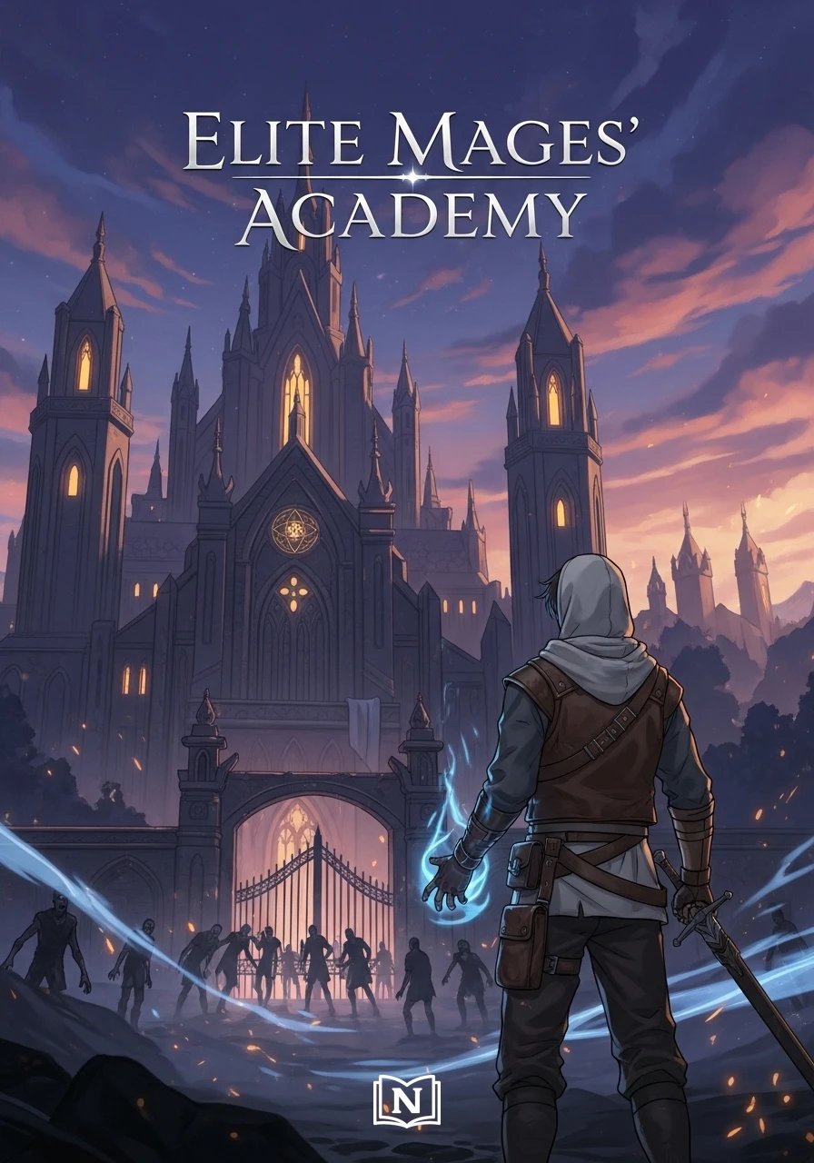 Cover of Elite Mages' Academy Novel