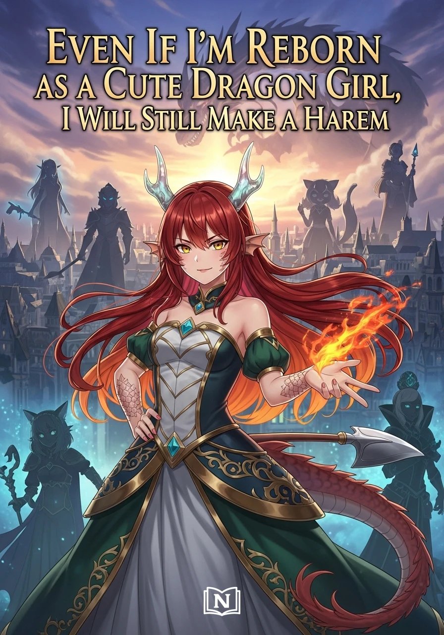 Cover of Even If I’m Reborn as a Cute Dragon Girl, I Will Still Make a Harem Novel