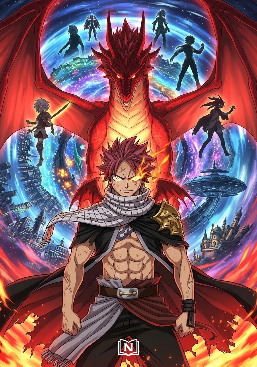 Cover of Fairy Tail: Igneel's eldest son in Anime Multiverse Novel