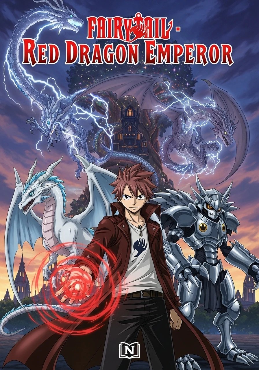 Cover of Fairy Tail : Red Dragon Emperor Novel