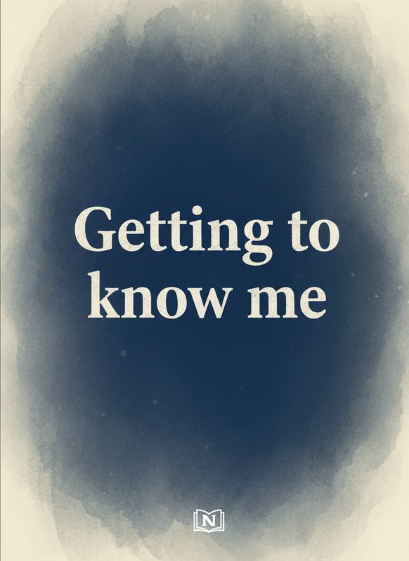 Cover of Getting to know me