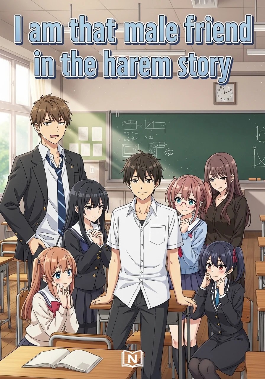Cover of I am that male friend in the harem story Novel