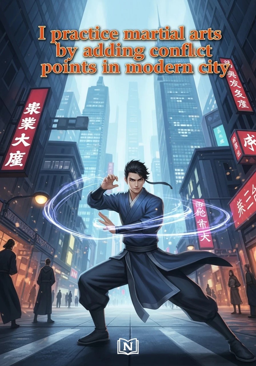 Cover of I practice martial arts by adding skill points in modern city Novel