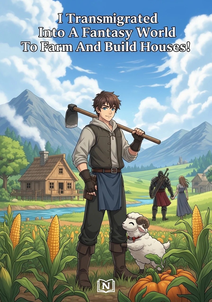 Cover of I Transmigrated Into A Fantasy World To Farm And Build Houses! Novel