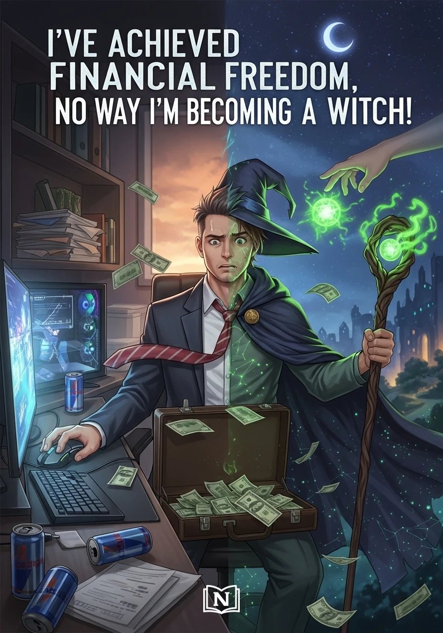 Cover of I've Achieved Financial Freedom, No Way I'm Becoming a Witch! Novel