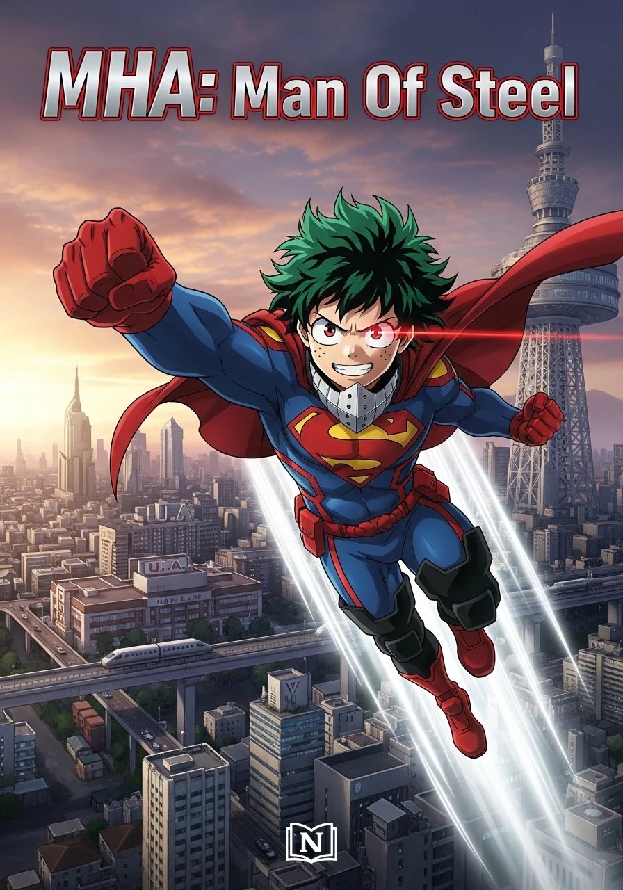 Cover of MHA: Man Of Steel Novel