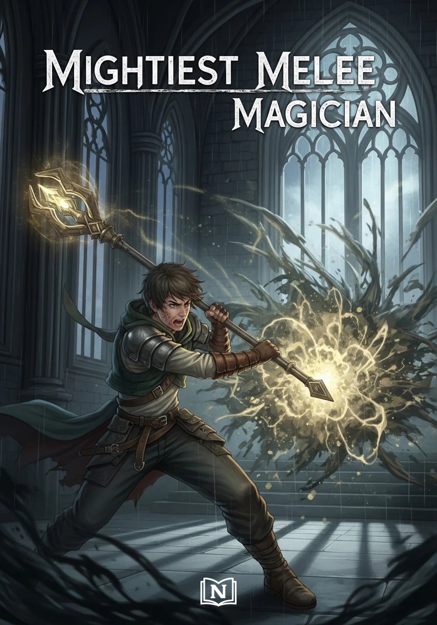 Cover of Mightiest Melee Magician Novel