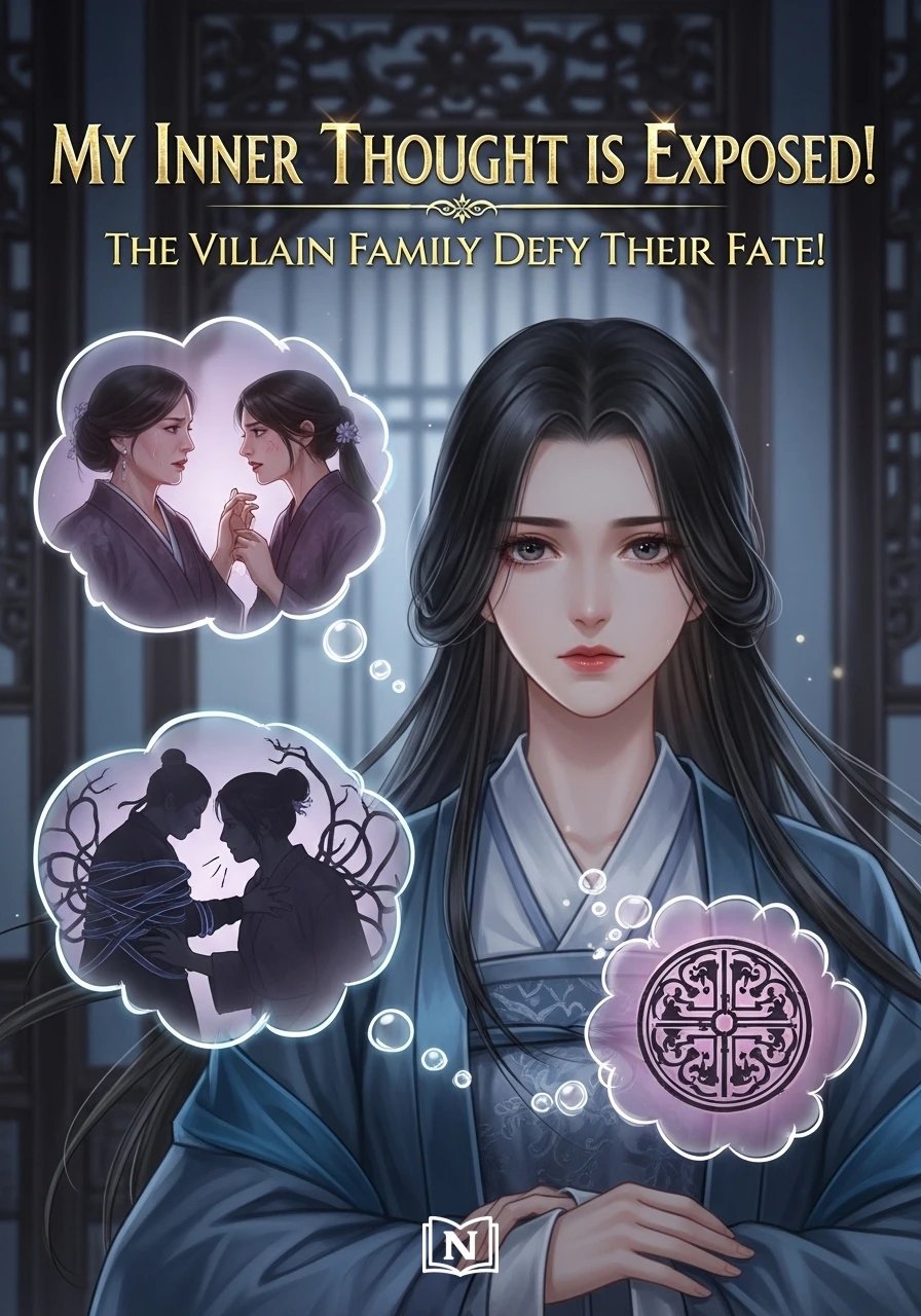 Cover of My Inner Thought is Exposed! The Villain Family Defy Their Fate! Novel