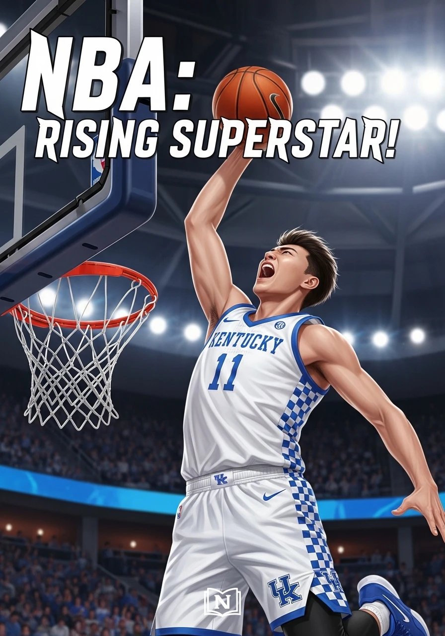 Cover of NBA: Rising Superstar! Novel