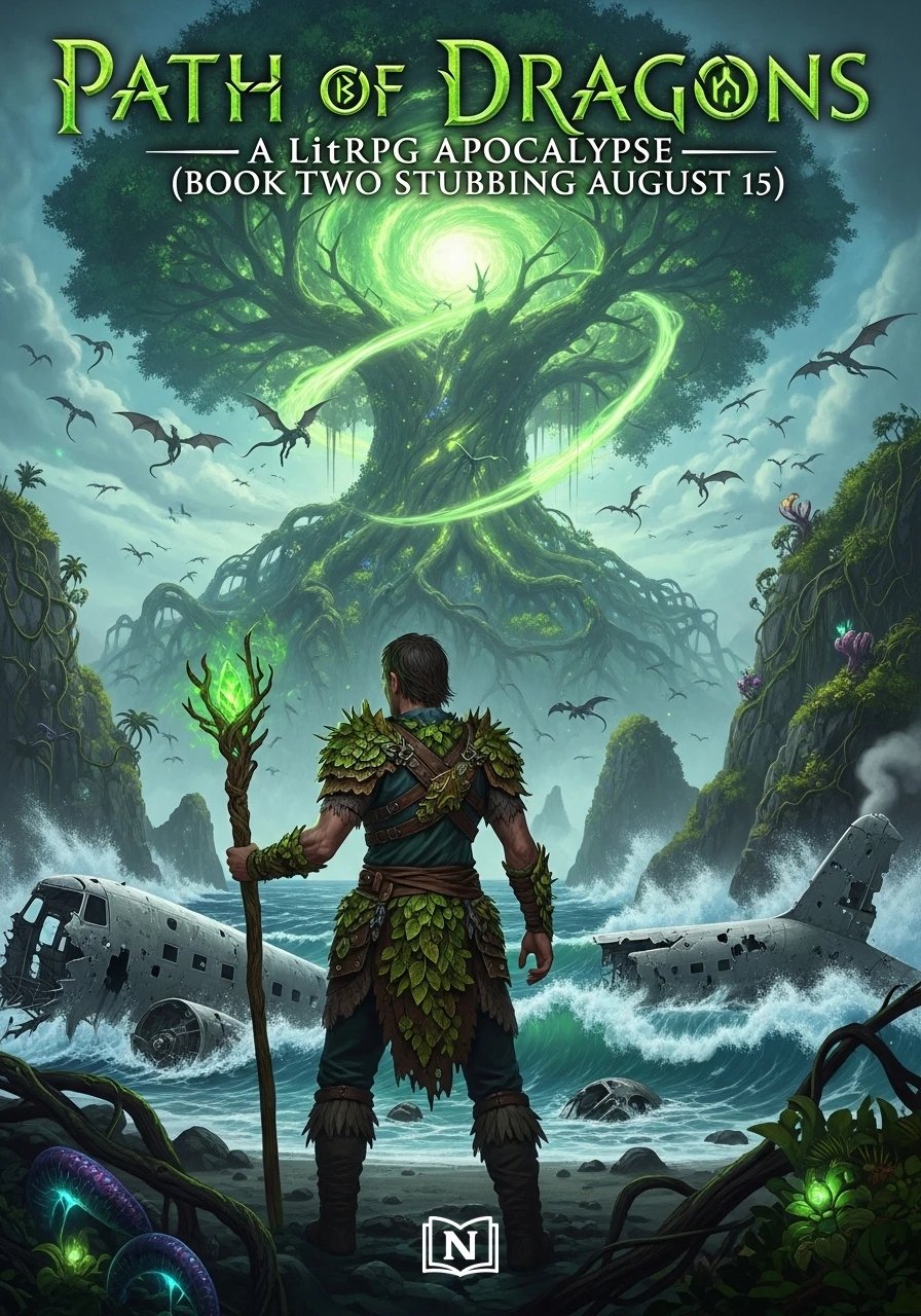 Cover of Path of Dragons - A LitRPG Apocalypse (BOOK TWO STUBBING AUGUST 15)