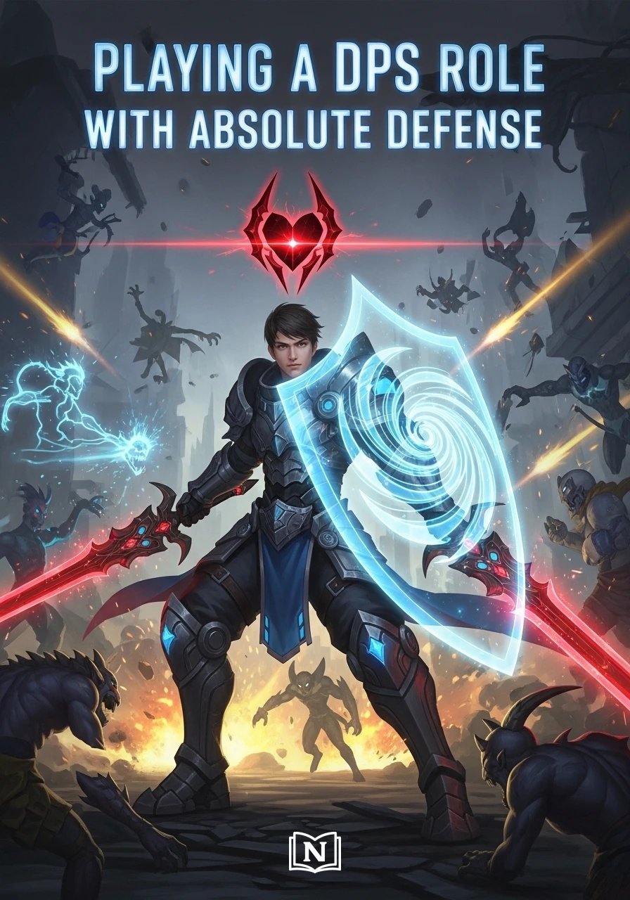 Cover of Playing a DPS Role with Absolute Defense Novel