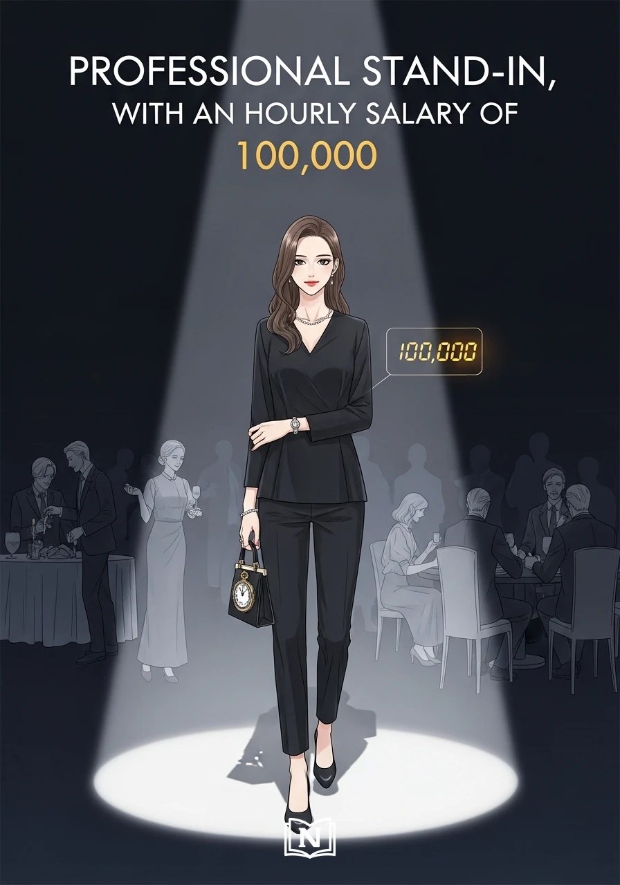 Cover of Professional Stand-in, With an Hourly Salary of 100,000 Novel