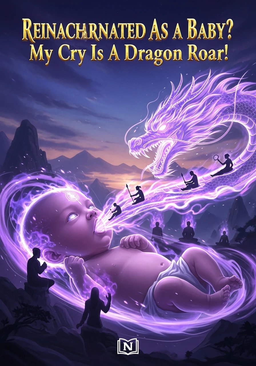 Cover of Reincarnated As A Baby? My Cry Is A Dragon Roar! Novel