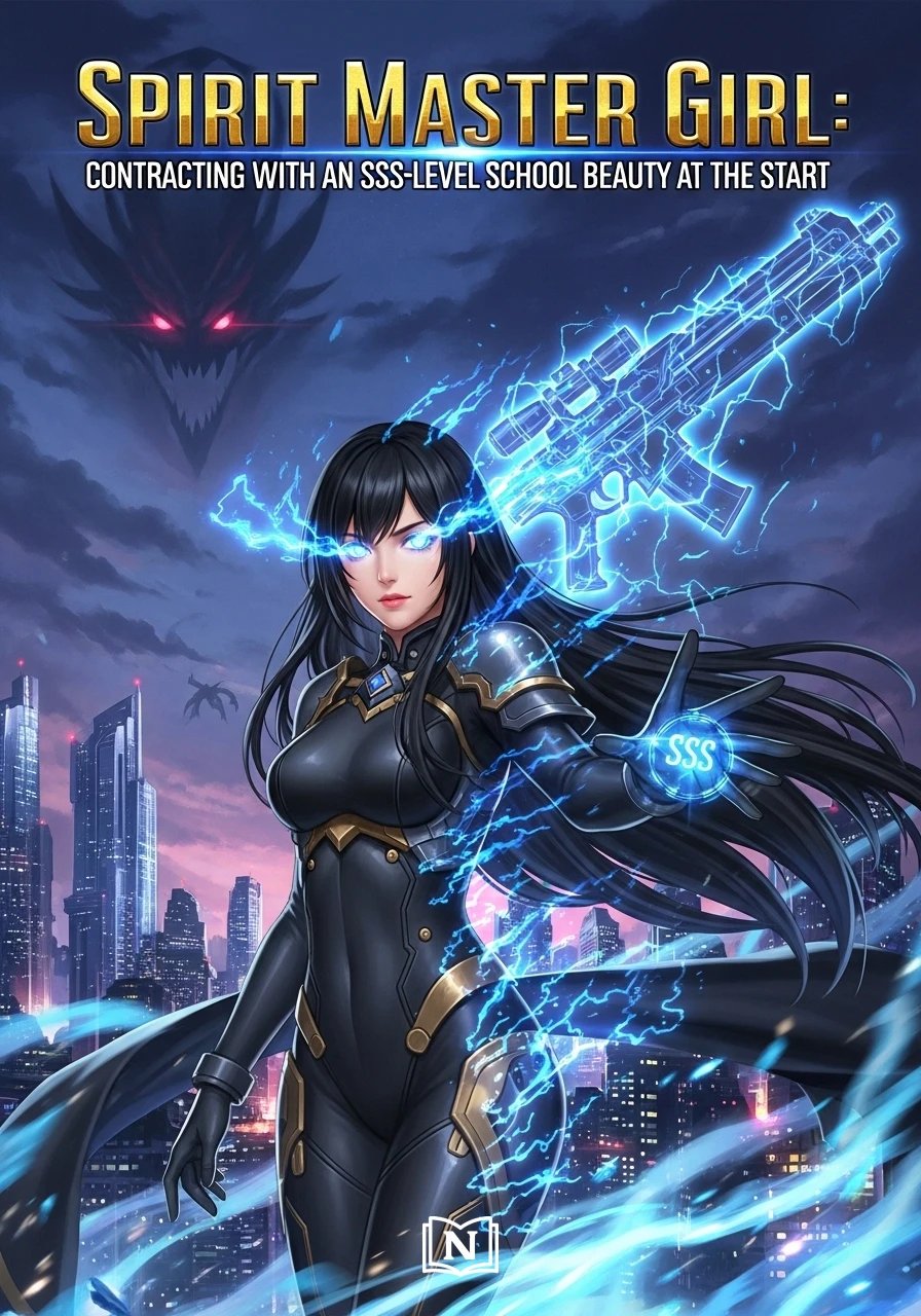 Cover of Spirit Master Girl: Contracting with an SSS-Level School Beauty at the Start Novel