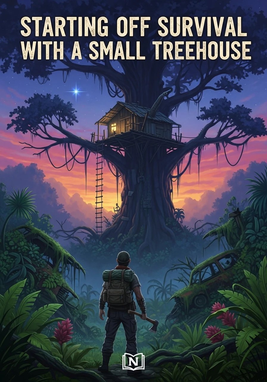 Cover of Starting Off Survival With A Small Treehouse Novel