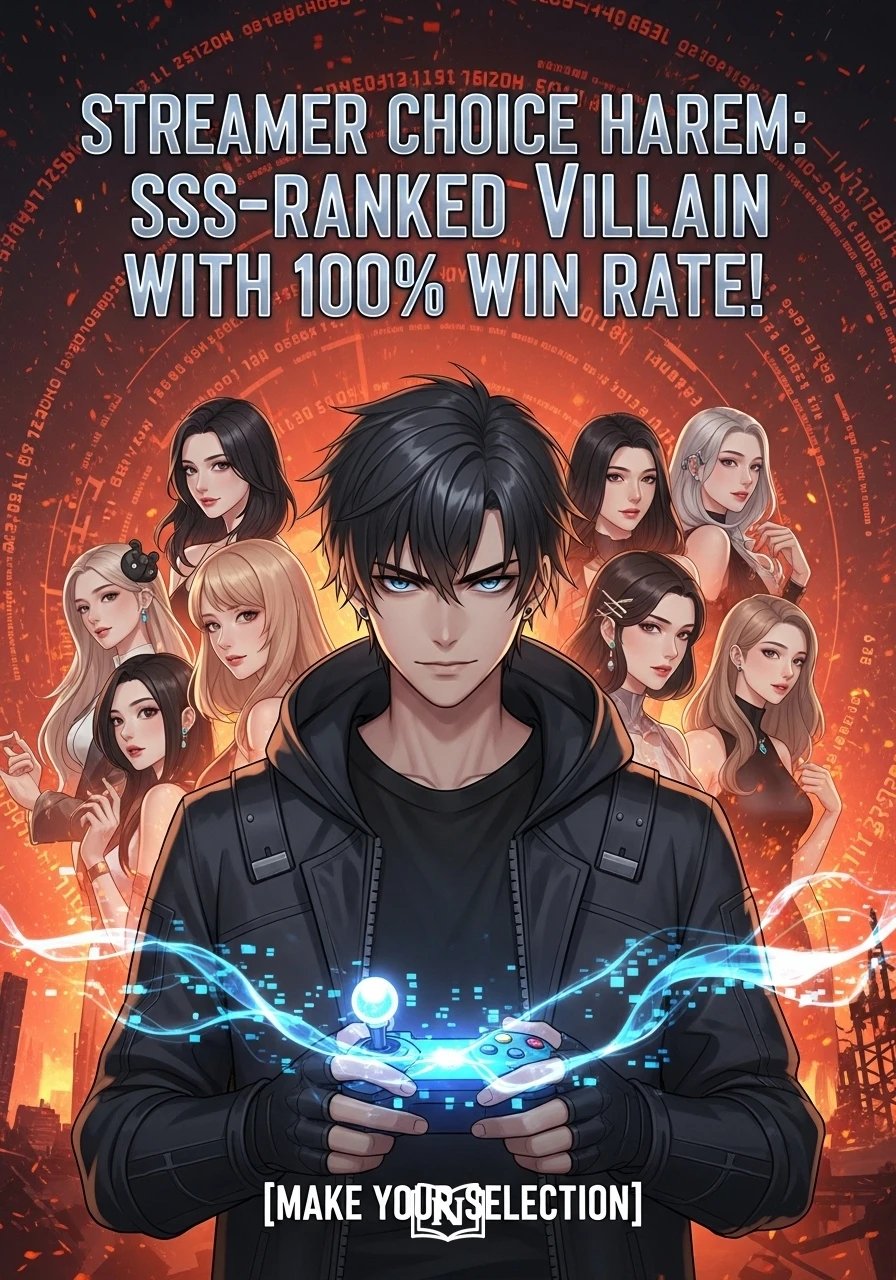 Cover of Streamer Choice Harem: Sss-Ranked Villain With 100\% Win Rate! Novel