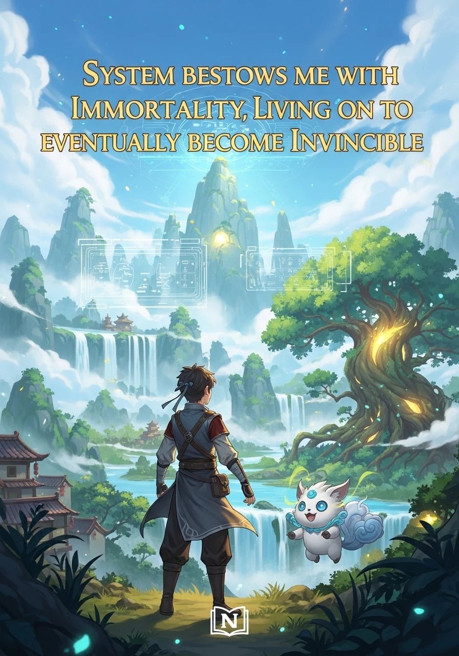 Cover of System Bestows me with Immortality, Living on to Eventually Become Invincible