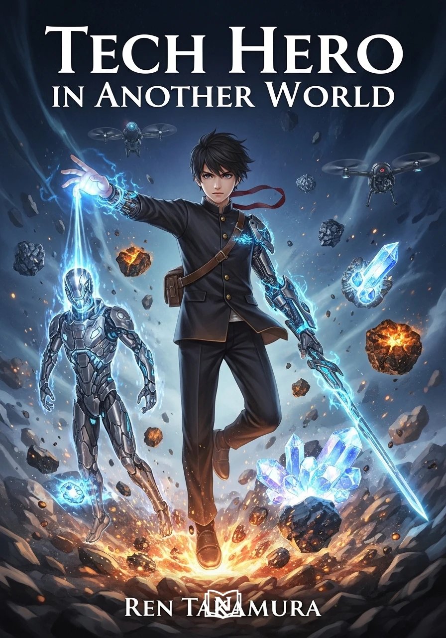 Cover of Tech Hero in Another World Novel