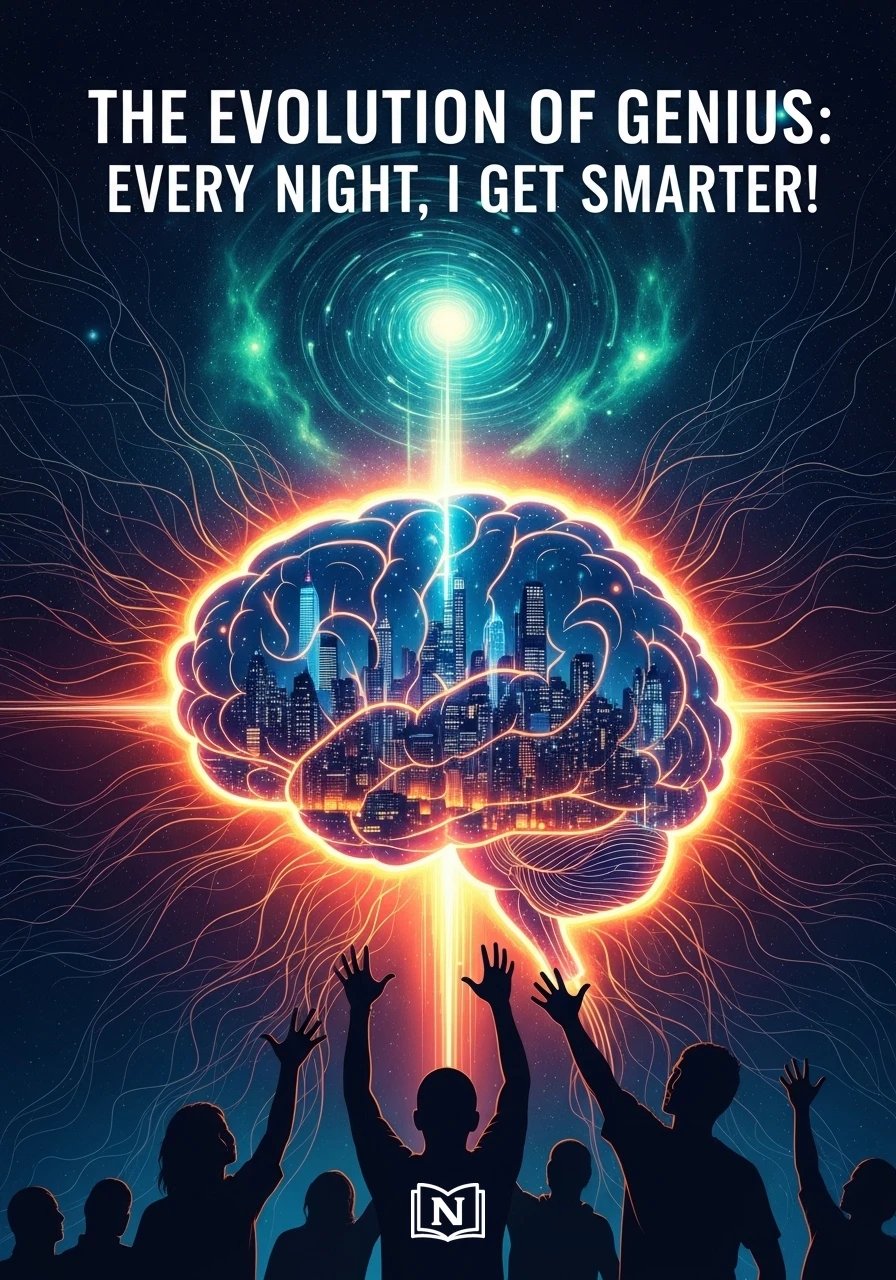 Cover of The Evolution of Genius: Every Night, I Get Smarter! Novel