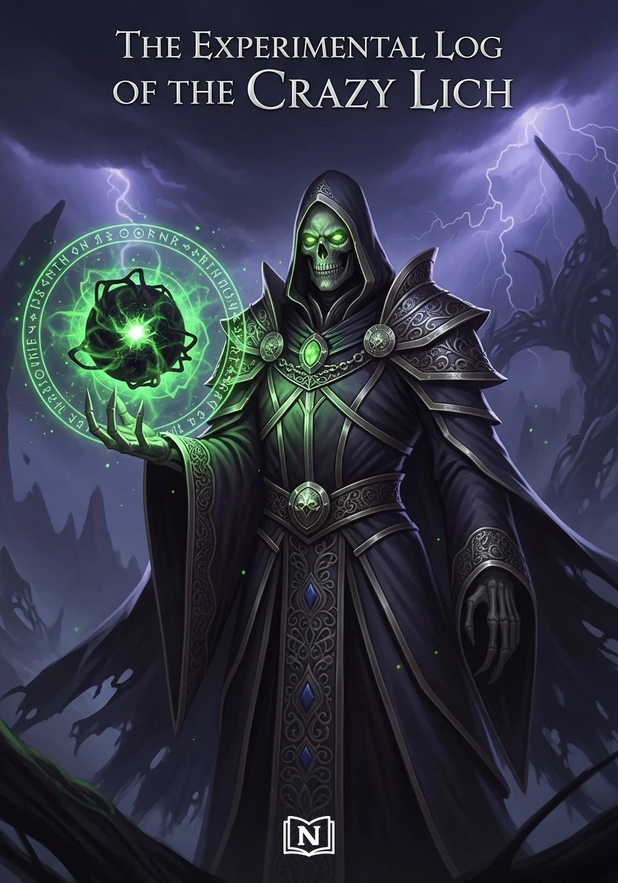 Cover of The Experimental Log of the Crazy Lich Novel
