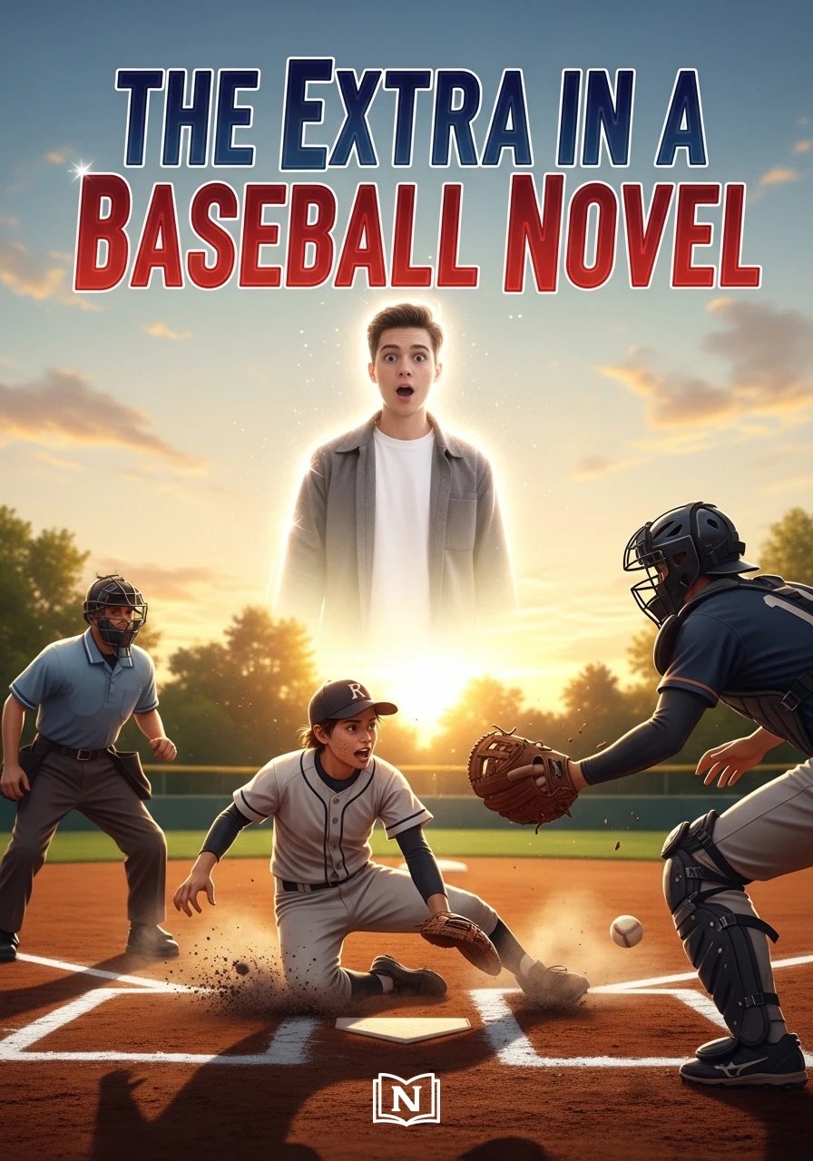 Cover of The Extra in a Baseball Novel Novel