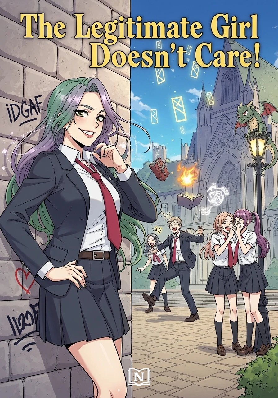 Cover of The Legitimate Daughter Doesn’t Care!
