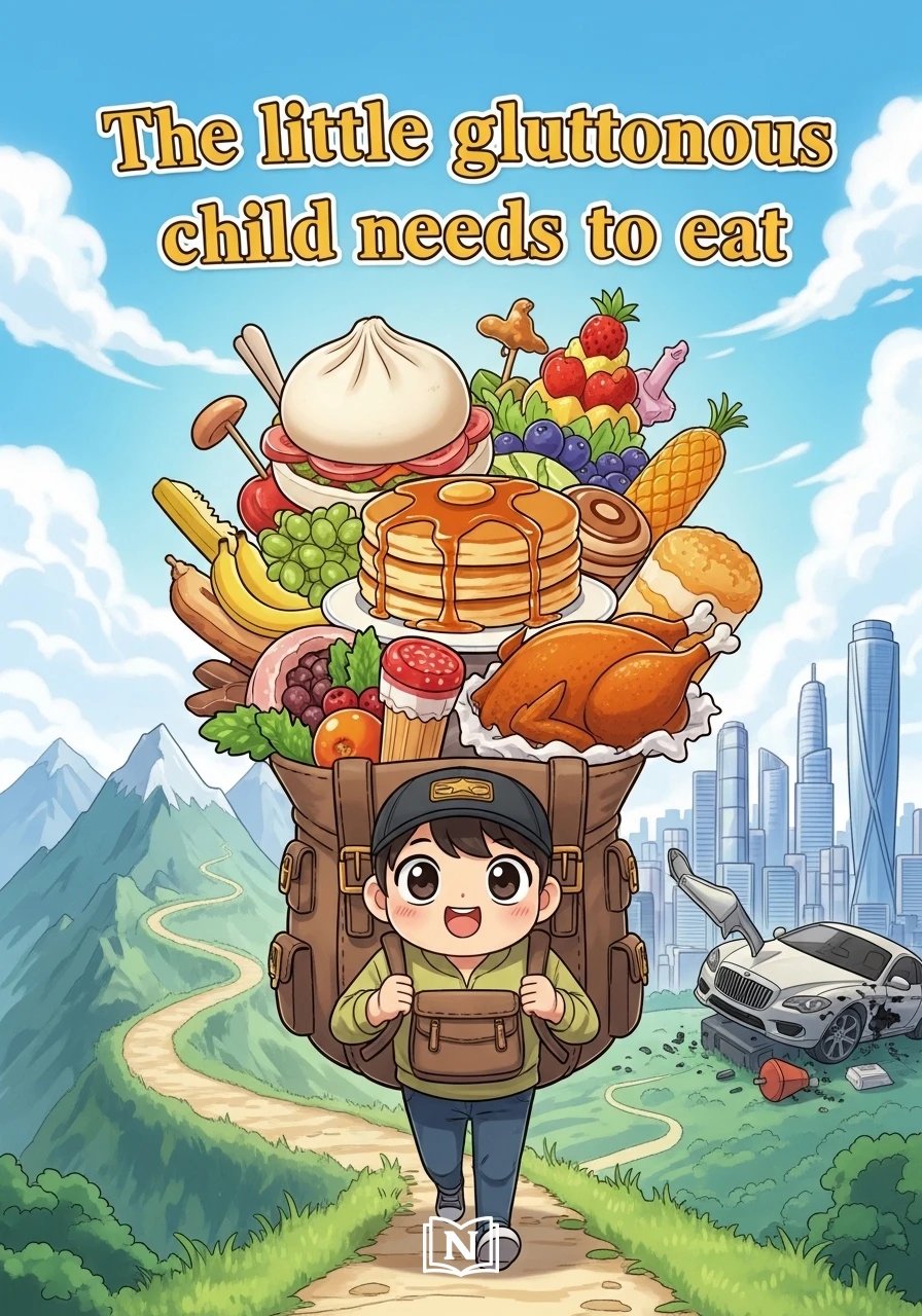 Cover of The little gluttonous child needs to eat