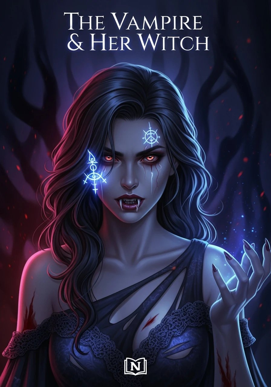 Cover of The Vampire & Her Witch Novel