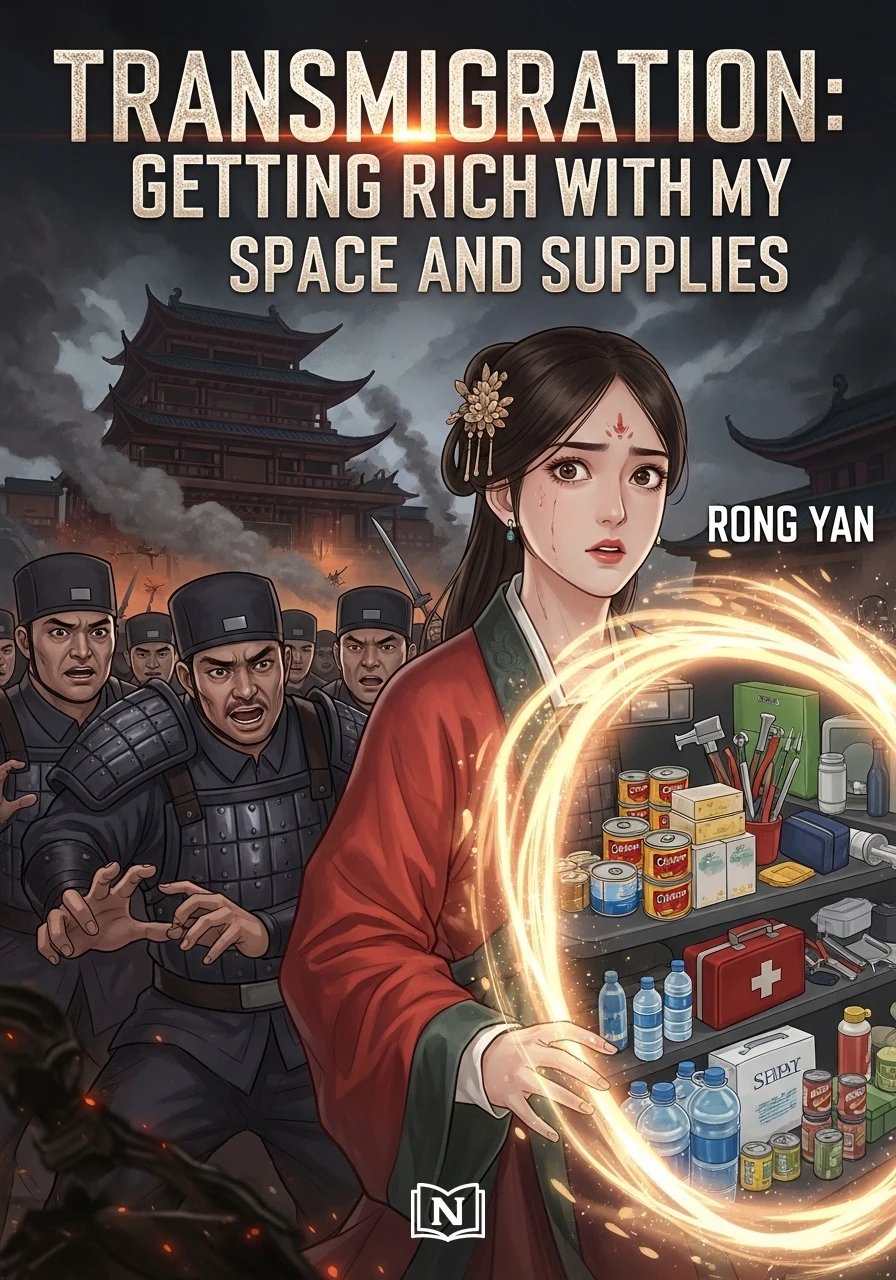 Cover of Transmigration: Getting Rich with My Space and Supplies Novel