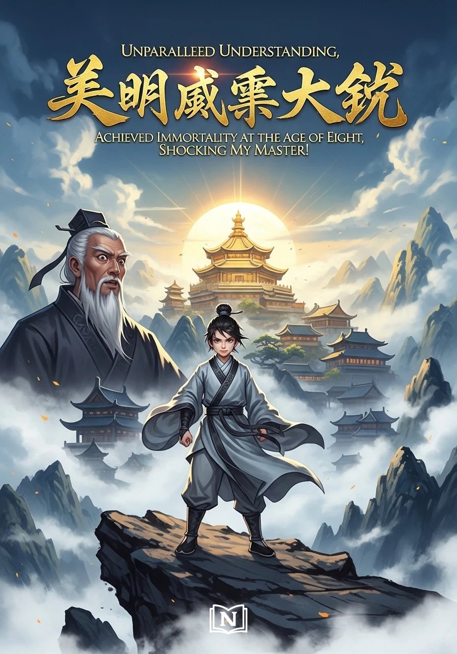 Cover of Unparalleled Understanding, Achieved Immortality at the Age of Eight, Shocking My Master!