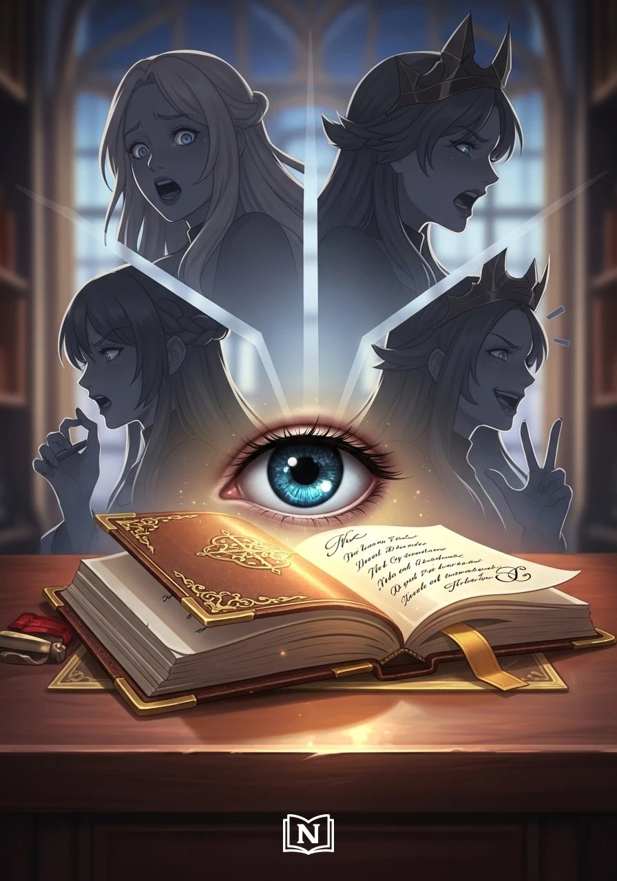 Cover of Villain – Peeking at the Diary, the Female Leads’ Personas Collapse Novel